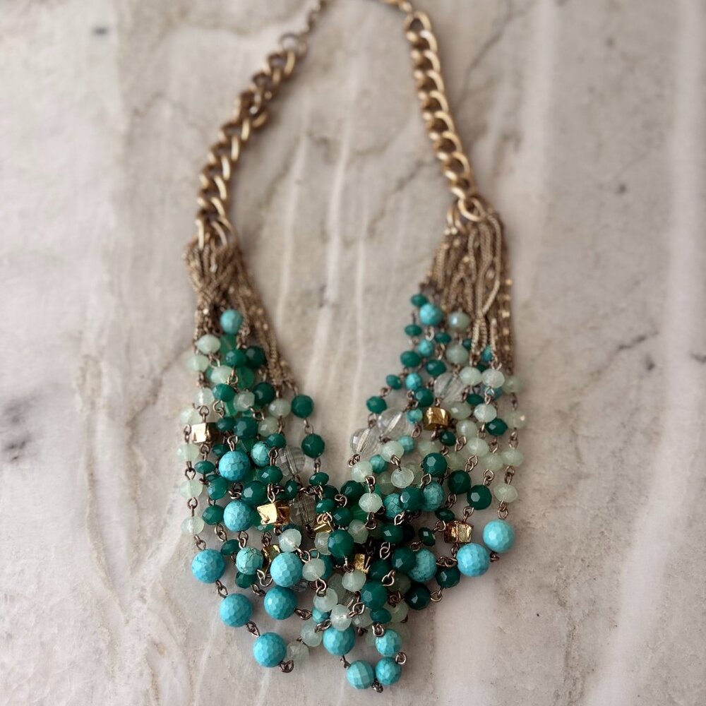 Turquoise Statement Necklace